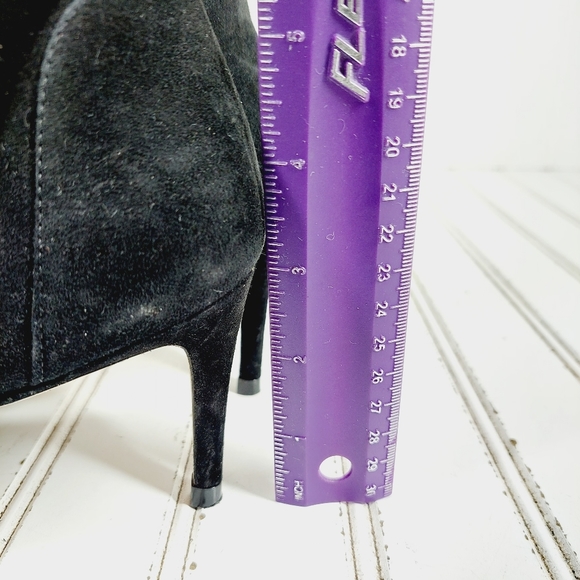 Stuart Weitzman Suede Black Boot - Picture 10 of 11